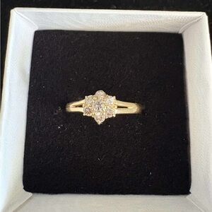 K18 Japan Diamond Ring